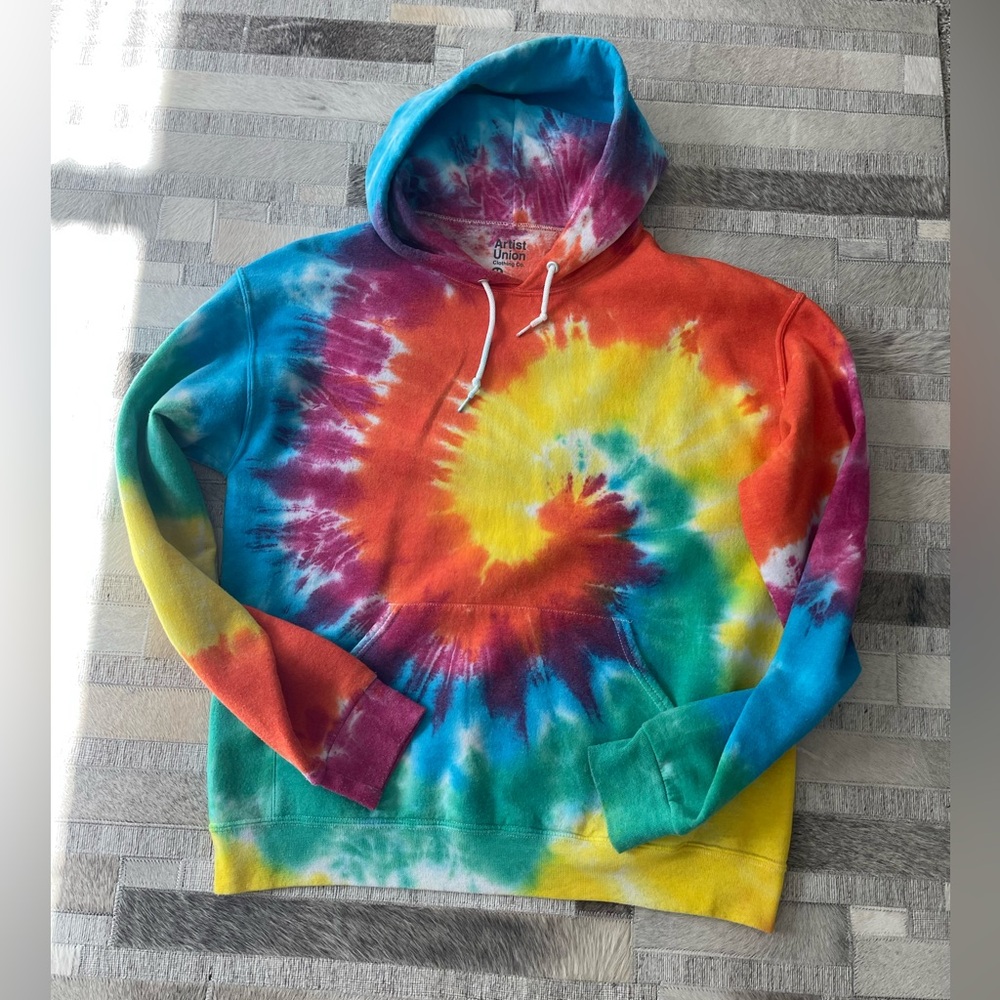 Artist Union tye dye hoodie 🌈